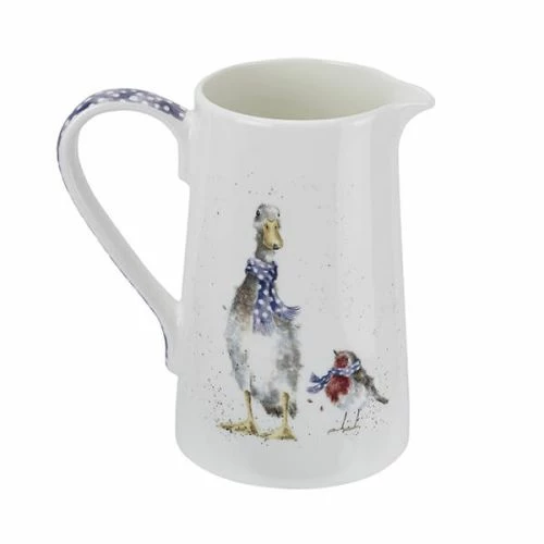 Wrendale Designs Christmas Jug Duck & Robin - Image 2