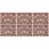 Morris & Co Strawberry Thief Red Placemats Set Of 6