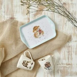 Wrendale Designs Mug & Tray Set Diet Starts Tomorrow
