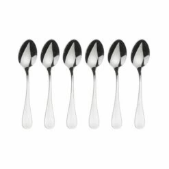 Arthur Price Classic Baguette Set Of 6 Tea Spoons