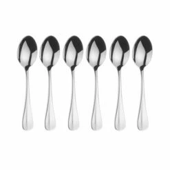 Arthur Price Classic Baguette Set Of 6 Coffee Spoons