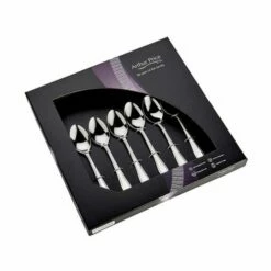 Arthur Price Classic Bead Set Of 6 Teaspoons