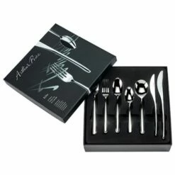 Arthur Price Signature Echo 42 Piece Cutlery Box Set Plus FREE Set Of 6 Tea Spoons