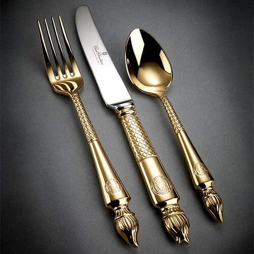 Clive Christian Empire Flame All Gold Table Knife - Image 2