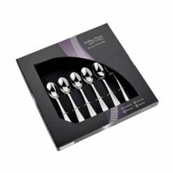 Arthur Price Classic Rattail Set Of 6 Coffee Spoons