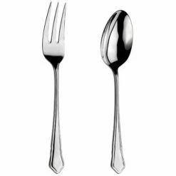 Arthur Price Classic Dubarry Serving Spoon & Fork Set