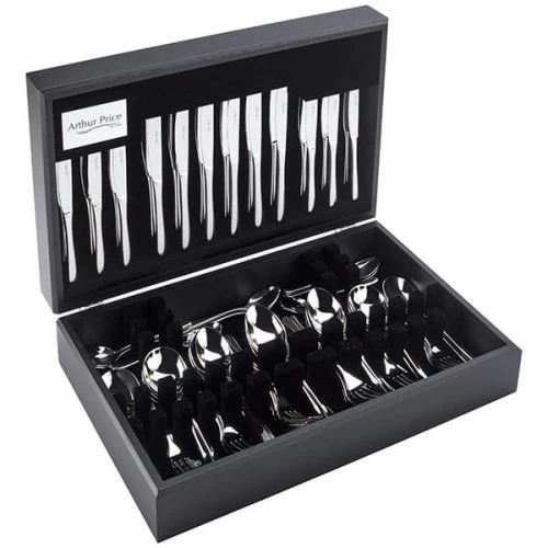 Arthur Price Signature Warwick 124 Piece 12 Person Canteen Set FREE Extra 12 Tea Spoons